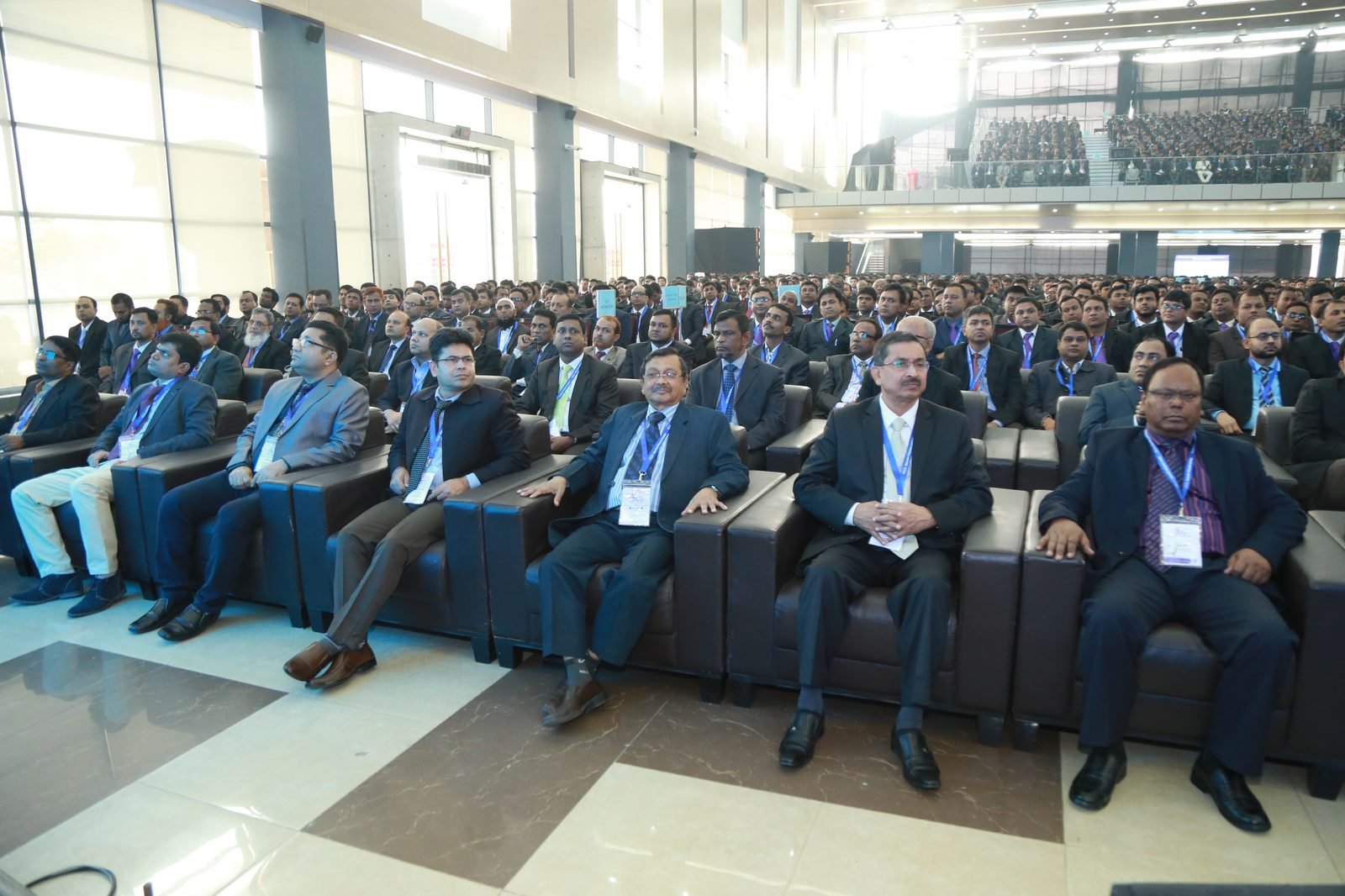 Front-row delegates at annual conference